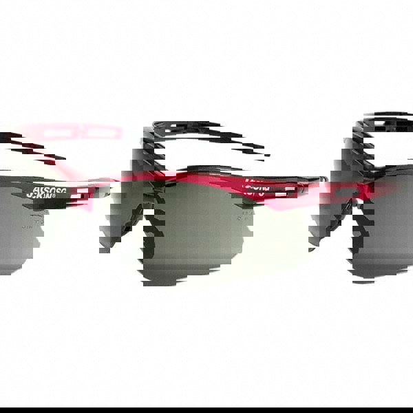 Safety Glass: Anti-Fog & Scratch-Resistant, Polycarbonate, Gray Lenses, Full-Framed, UV Protection